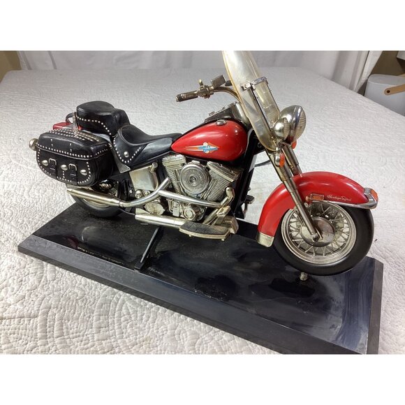 Harley-Davidson Red Heritage Softail Model Collectible Motorcycle Telephone - Picture 5 of 14
